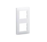 Plaque blanche 4 postes essensya