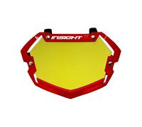 Plaque BMX Insight 3D Vision 2 Mini/cruiser 230x162 mm Rouge