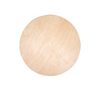 Rayher Disque en bois naturel, 1 pce., FSC Mixed Credit, ø 30cm, épaisseur 6mm, perçage 7,6mm, horloge murale, décoration, cadeau, arts créatifs-69240505