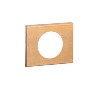Legrand Plaque de finition Céliane 1 poste pour prises et interrupteurs – Erable