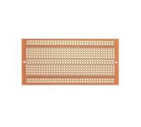 Plaque Breadboard Soudable Prototype PCB Bakélite 5 Trous 10x5cm/3.9x2in pour Projets Électroniques DIY Appliqué à la Soudure Arduino-15pcs