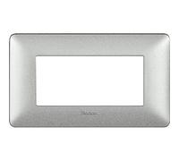 Plaque Bticino Matix am4804tbc 4 modules Blanc Chaux