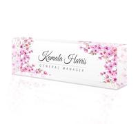 Plaque bureau personnalisable, Plaque de Nom Personnalisée de Bureau en acrylique, Plaque nominative bureau, Cadeaux de bureau pour manager, patron, collègue, enseignant, employés