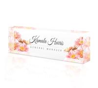 Plaque bureau personnalisable, Plaque de Nom Personnalisée de Bureau en acrylique, Plaque nominative bureau, Cadeaux de bureau pour manager, patron, collègue, enseignant, employés