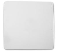 Zenitech - Plaque Cache Boîte 75x75mm - Fixation à Vis et à Griffes Fournies - Compatible Boîtes d'Encastrement Standards - Système de Clipsage Facile - Norme CE - Blanc