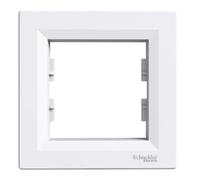Plaque / cadre simple, horizontale, blanc - Asfora Schneider