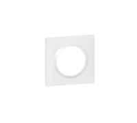 Plaque carrée dooxie 1 poste finition blanc - 600801 - Legrand