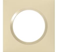 Plaque carrée dooxie 1 poste finition dune - Legrand