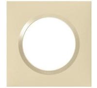 LEGRAND Plaque 1 poste Dooxie carrée Dune beige mat à clipser