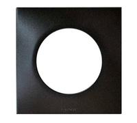 Plaque carrée monobloc Square Eur'Ohm - 1 poste - Anthracite