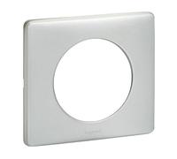 plaque céliane - 1 poste - alu naturel - legrand 066781