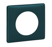 plaque céliane - 1 poste - bleu / vert - legrand 066771
