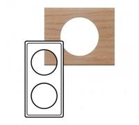 plaque céliane 2 postes chêne blanchi