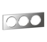 Plaque Céliane - 3 postes - Verre Miroir G