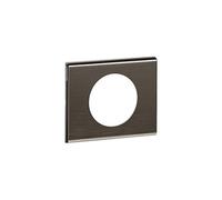 LEGRAND - Plaque Céliane - Plaque de Finition pour Prises et Interrupteurs Céliane - 1 Poste - Black Nickel