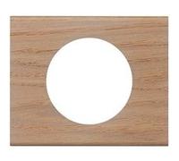 Plaque de finition Legrand pour 1 prise CELIANE chêne blanchi