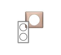 Plaque Céliane Copper 2 postes G