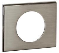 Plaque CELIANE matières finition inox brossé 1 poste - LEGRAND - 069101