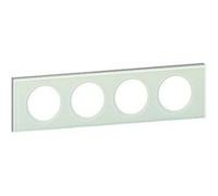 Plaque Céliane - Verre kaolin - Quadruple horizontale / verticale 71mm G