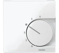 Merten 534719 System M Plateforme de commande centralisée avec contact à inverseur, pour régulateur de température interne Blanc brillant
