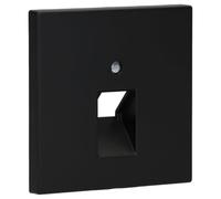 Plaque centrale téléphonique LS noir mat Référence : JUNG LS969-1UASWM