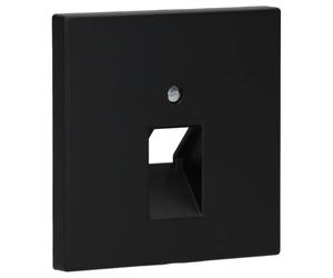 Plaque centrale téléphonique LS noir mat Référence : JUNG LS969-1UASWM