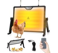 Plaque chauffante 5 modes, chauffage de poulailler, capteur de température adaptatif pour panneau chauffant radiant pour poussins, convient pour contrôleur de minuterie, certification de sécurité ETL