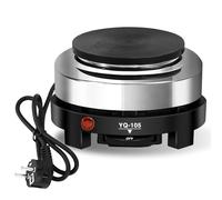 Plaque Chauffante, 500 W Mini Réchaud Électrique, Réglage 5 Niveaux avec Fonction Antidérapante Plaque de Cuisson Electrique, Mini Plaque Chauffante pour Cuisine Maison Restaurant (Fiche EU)