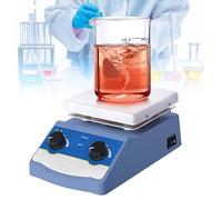 Plaque chauffante à agitateur magnétique, vitesse de 0 à 1600 tr/min, capacité d'agitation maximale de 1000 ml, puissance de chauffe de 180 W avec barre d'agitation, pour une utilisation en laboratoir