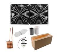 Plaque chauffante à Induction ZVS 2500W 1800W 12V-48V, Machine de chauffage carte PCB, pilote Flyback avec bobine, double ventilateur, pompe eau électrique Chauffage Rapide