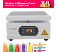 Plaque chauffante de soudage électrique 700/500W/350W, plaque chauffante de soudage par micro-ordinateur, Table de travail pour soudeur de préchauffage 350W 10cm