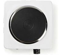 Plaque Chauffante Électrique 1500W pour 1 Foyer Antisurchauffe Nedis Blanc Blanc