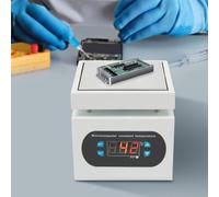 Plaque chauffante électrique avec affichage LED et micro-ordinateur 350 W - Plaque chauffante électrique - Station de soudage - Plaque chauffante - Réglage de la température de 0 à 400 °C - 100 x 100