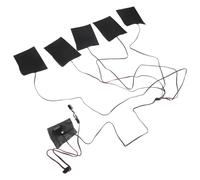 Plaque Chauffante Électrique en Fibre Complexe USB pour Vêtements | Noir, Température Réglable, Maintien de Chaleur, Usage Hiver, pour Abdomen et Bras, Confort Doux