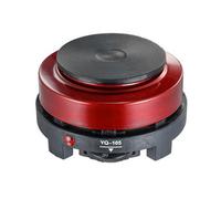 Plaque Chauffante Électrique Portable 500W, Plaque De Cuisson Compacte À Un Feu Avec 5 Niveaux De Température, Plaque En Fonte Pour Café Thé Eau Bouillante Et Travaux De Bricolage,Red-14 * 12 * 9.5cm