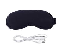 Plaque Chauffante Électrique pour Yeux, 3 Niveaux de Température, 6 Modes de Massage, Chauffant Anti - Fatigue, Blocage de Lumière, Confort Thermique - Répartition Uniforme de la