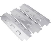 Plaque chauffante en acier inoxydable,37 cm,Pour barbecue à gaz,Pièces de rechange pour barbecue à gaz, Blooma, Enders Boston 3k Turbo et autres modèles de barbecues (3 pièces)