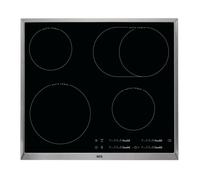 Plaque chauffante en céramique - AEG HK654850XB - 4 brûleurs - Sécurité enfants - 6400 W