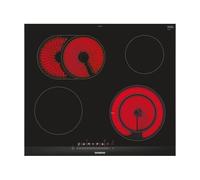 Plaque chauffante en céramique Siemens ET675FNP1E - Noir - Acier inoxydable - Toucher