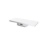 Plaque chauffante en verre trempé blanc 5 GN sans cadre