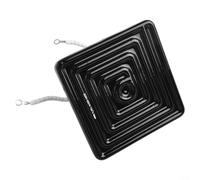 Plaque chauffante infrarouge de 120 mm - Intégration sans couture et chauffage efficace pour processus de formation sous vide (120 x 120 mm, noir, 650 W)