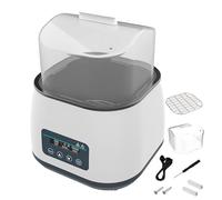 Plaque Chauffante Magnétique Avec 2 Agitateurs Magnétiques - Revêtement Intérieur En Acier Inoxydable, Affichage Numérique Et Minuterie 24 H Pour Le Mélange De Peintures,A