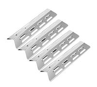 Plaque chauffante pour barbecue, brûleur en acier inoxydable XH00463, adapté au gril d'arrière-cour, 4 pièces