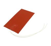 Plaque Chauffante pour Carter D’huile Moteur 24v 120w Thermostat | Caoutchouc Silicone Marron, Adhésif Double Face au Dos, pour Réservoir et Bac de Transmission