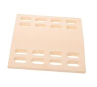 Plaque Chauffante pour Céramique Diffuseur de Flamme de Gril à Gaz | Beige, Résistance Élevée à Chaleur, Entretien Réduit, Répartition Homogène, Accessoire de Remplacement