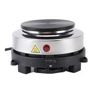 Plaque Chauffante pour Théière électrique, Contrôle de la Température à 6 Niveaux, Mini Chauffe-pot Moka Portable, Brûleur en Acier Inoxydable, Chauffe-pot Moka électrique