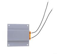Plaque chauffante PTC 220 V avec thermostat et feuille d'aluminium adaptée pour station de soudure en rétro-éclairage et implantation de boule d'étain (A)