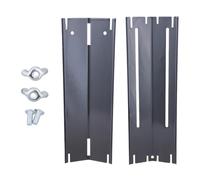 Plaque chauffante réglable pour tente chauffante, brûleur, couvercle en acier inoxydable, augmentation du goût, cadre, bouclier, rayures, accessoires de barbecue