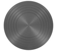 Plaque Chauffante Ronde Noire en Alliage D'aluminium Cuisine | Diffusion Thermique, des Points Chauds, Décongélation Rapide, Contrôle du Mijotage, Usage Domestique