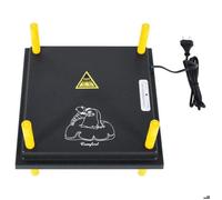 Plaque chauffante - vidaXL - 30x30 cm - Régulateur de température - Économie d'énergie - Noir